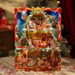Tonecheer Christmas Cabin Story Frame Kiti - Görsel 2
