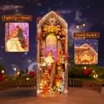 Tonecheer Enchanted Rose Book Nook Kiti - Görsel 4