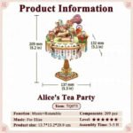 Tonecheer Alice's Tea Party Müzik Kutusu Kiti - Görsel 4