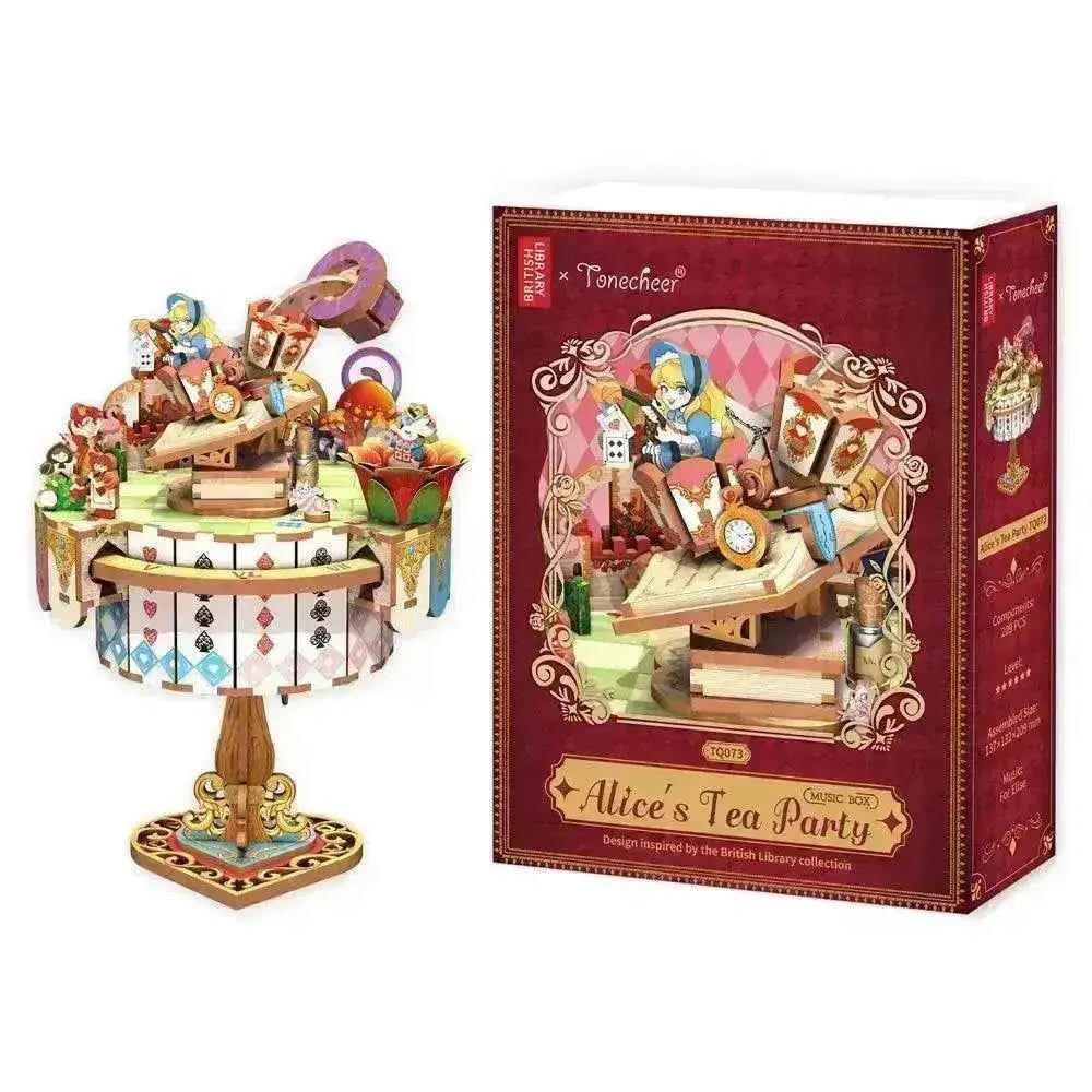 Tonecheer Alice's Tea Party Müzik Kutusu Kiti - Görsel 1