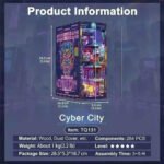 Tonecheer Cyber City Book Nook Kiti - Görsel 4