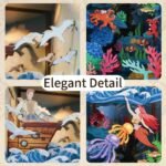 Tonecheer The Little Mermaid Book Nook Kiti - Görsel 4